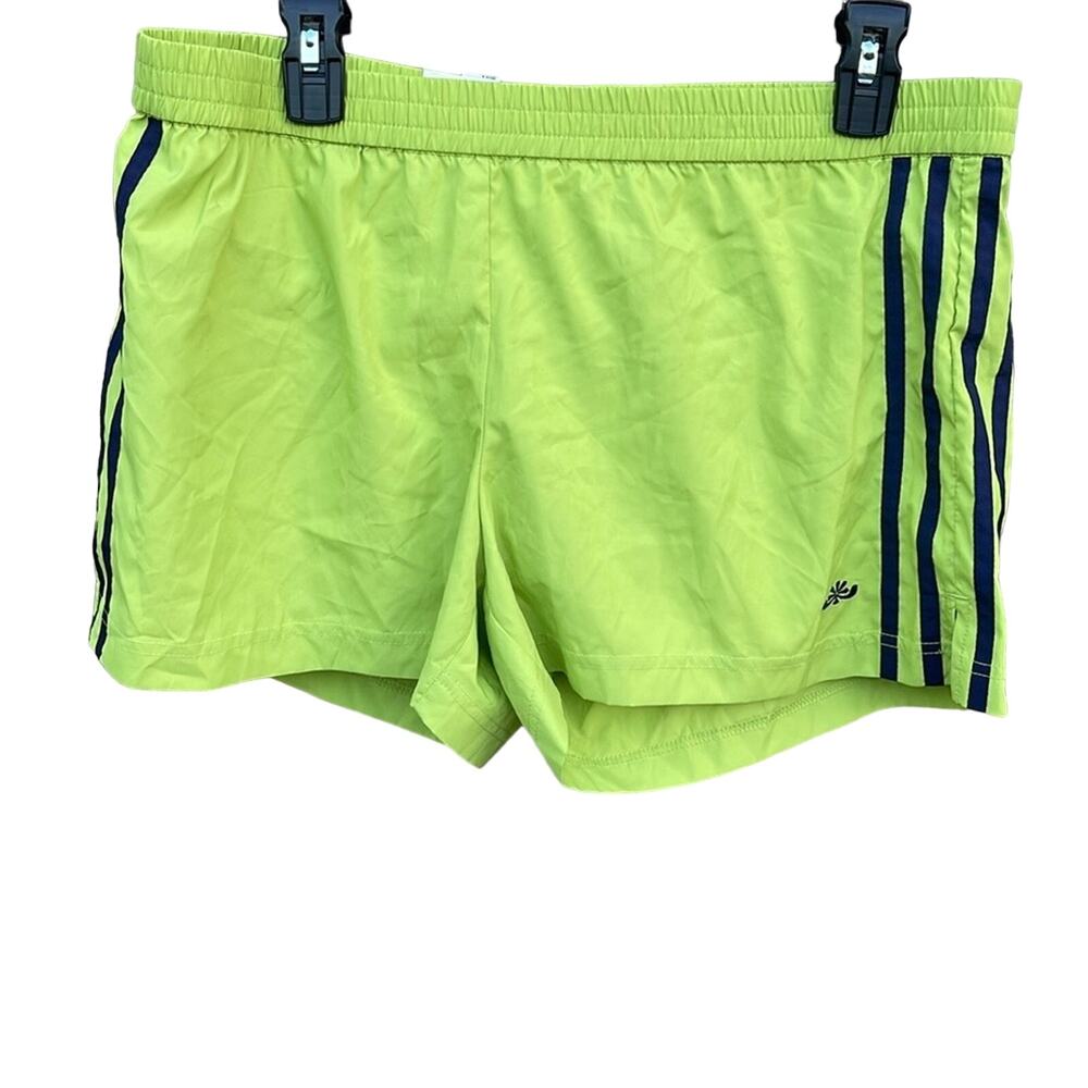 Old Navy bright neon green athletic shorts size large (34) NEW